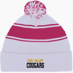Capo Valley Cougars <span class="pdp-name-mascot">Capo Valley Cougars</span> Sport-Tek Stripe Pom Pom Knit Front Thumbnail
