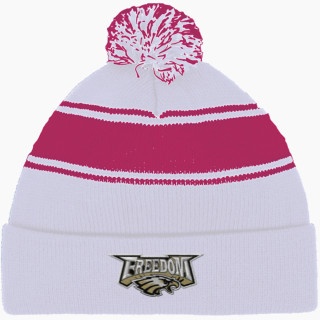 Sport-Tek Stripe Pom Pom Knit