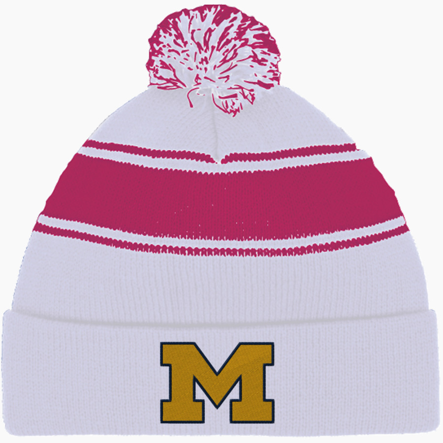 Massapequa Chiefs <span class="pdp-name-mascot">Massapequa Chiefs</span> Sport-Tek Stripe Pom Pom Knit