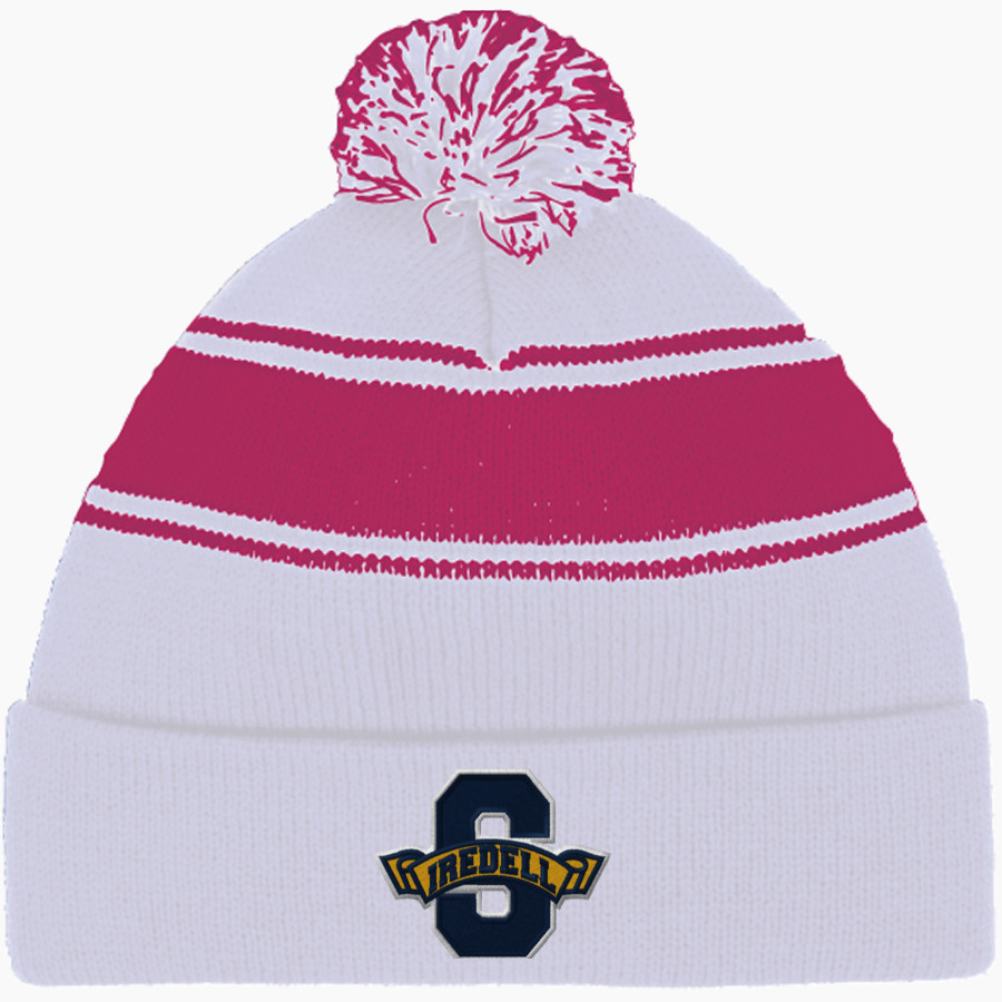 South Iredell Vikings <span class="pdp-name-mascot">South Iredell</span> Sport-Tek Stripe Pom Pom Knit