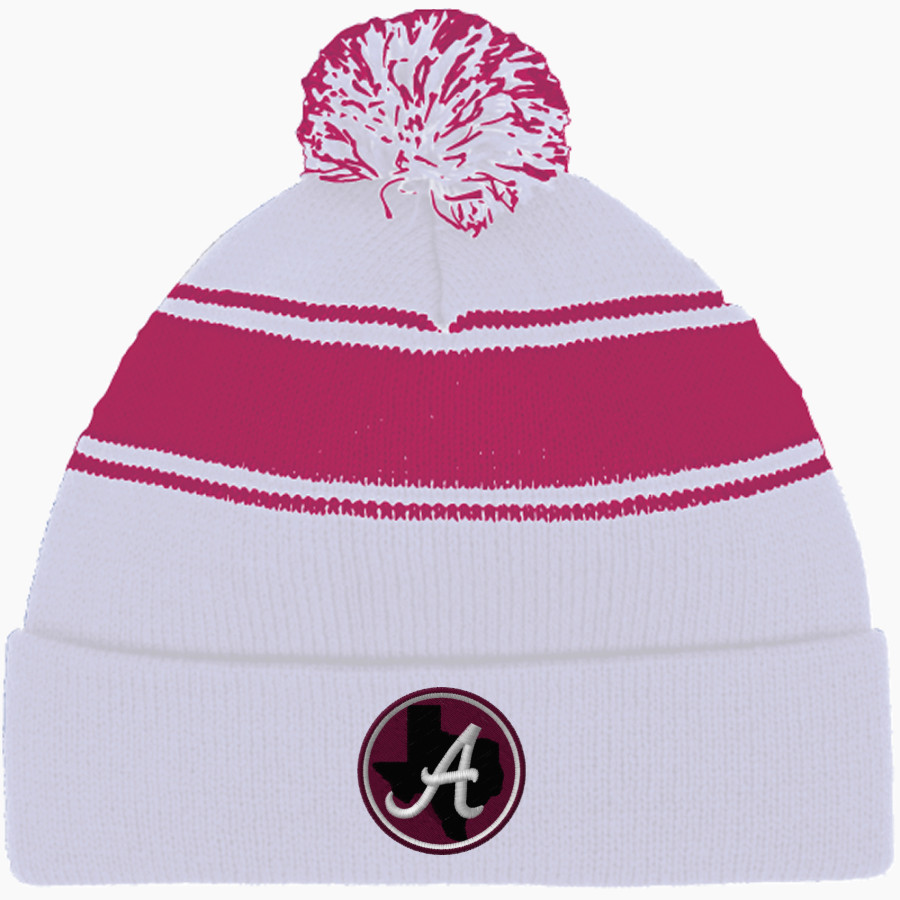 ARP HIGH SCHOOL TIGERS <span class="pdp-name-mascot">ARP TIGERS</span> Sport-Tek Stripe Pom Pom Knit