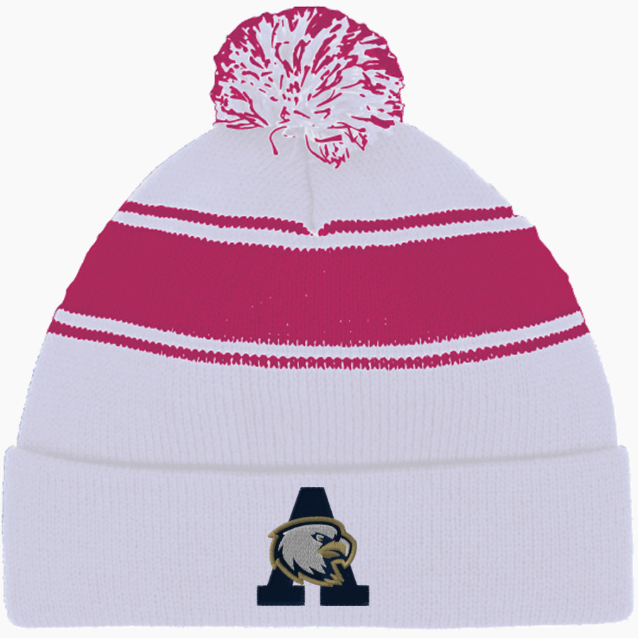 Akins Eagles <span class="pdp-name-mascot">Akins Eagles</span> Sport-Tek Stripe Pom Pom Knit