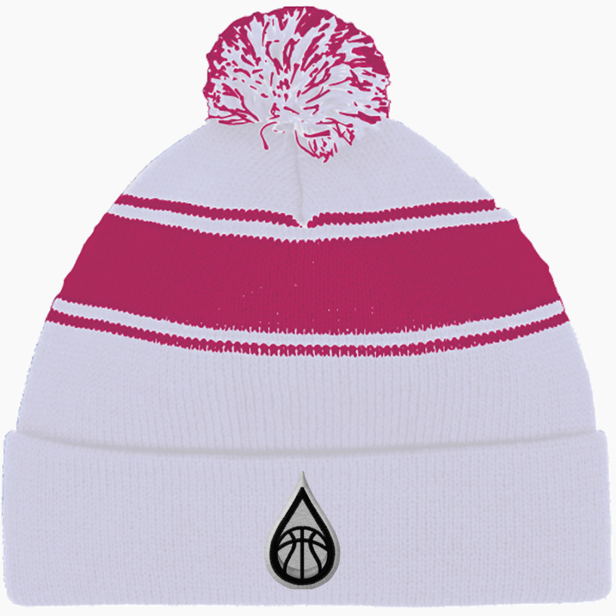 Big Drip Hoops Big Drip Hoops <span class="pdp-name-mascot">Big Drip Hoops</span> Sport-Tek Stripe Pom Pom Knit