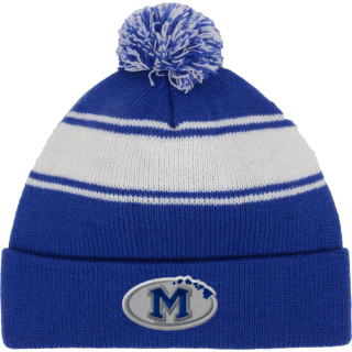 Sport-Tek Stripe Pom Pom Knit