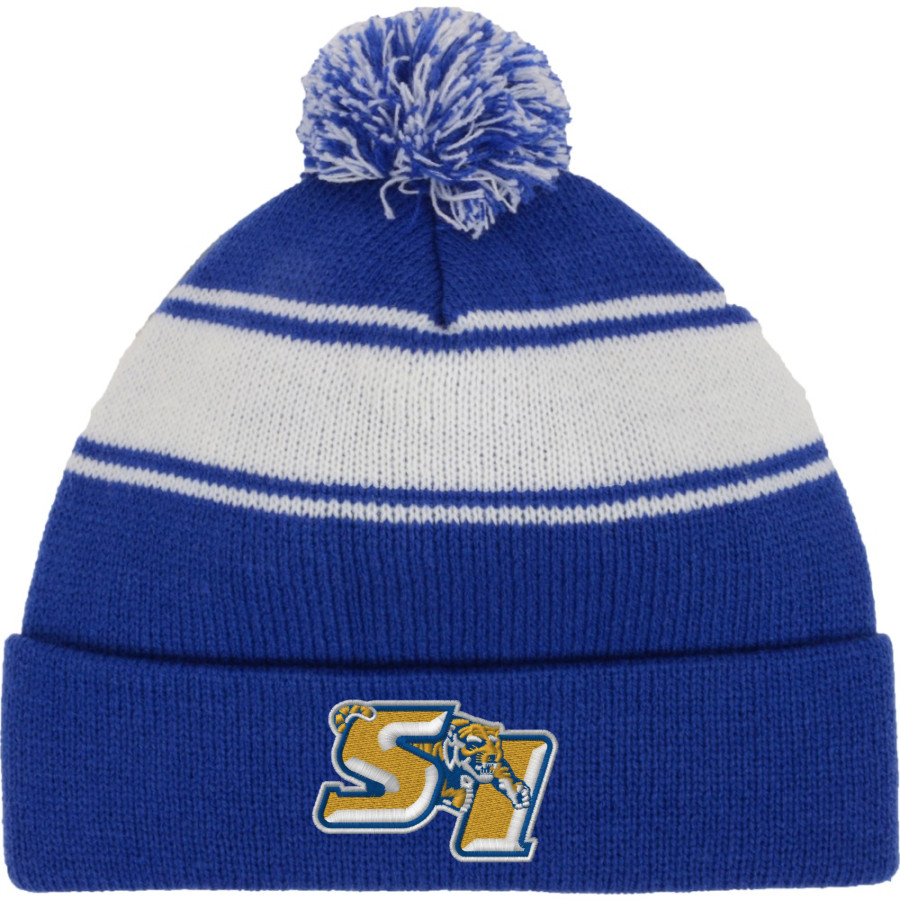 San Isidro Tigers <span class="pdp-name-mascot">San Isidro Tigers</span> Sport-Tek Stripe Pom Pom Knit