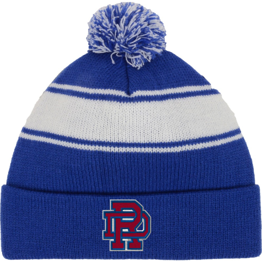 Dan River Wildcats Sport-Tek Stripe Pom Pom Knit