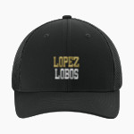 LOPEZ HIGH SCHOOL LOBOS <span class="pdp-name-mascot">LOPEZ LOBOS</span> Sport-Tek Stretch-Tek Mesh Back Cap Front Thumbnail