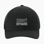 SUMMIT HIGH SCHOOL SKYHAWKS <span class="pdp-name-mascot">SUMMIT SKYHAWKS</span> Sport-Tek Stretch-Tek Mesh Back Cap Front Thumbnail