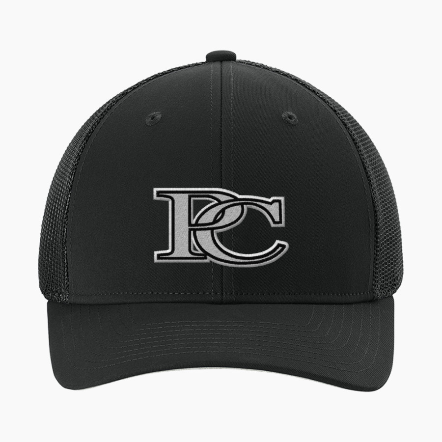 PRAIRIE CITY SCHOOL PANTHERS <span class="pdp-name-mascot">PRAIRIE CITY PANTHERS</span> Sport-Tek Stretch-Tek Mesh Back Cap