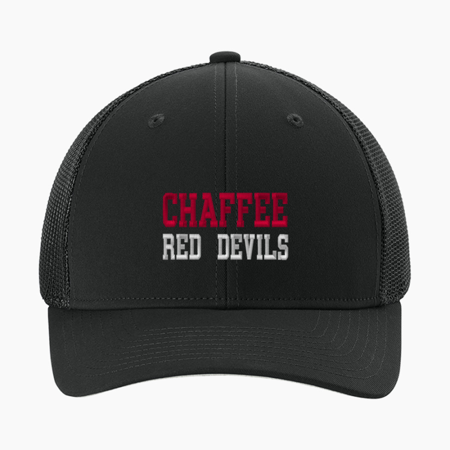 Chaffee Red Devils <span class="pdp-name-mascot">Chaffee Schools Red Devils</span> Sport-Tek Stretch-Tek Mesh Back Cap