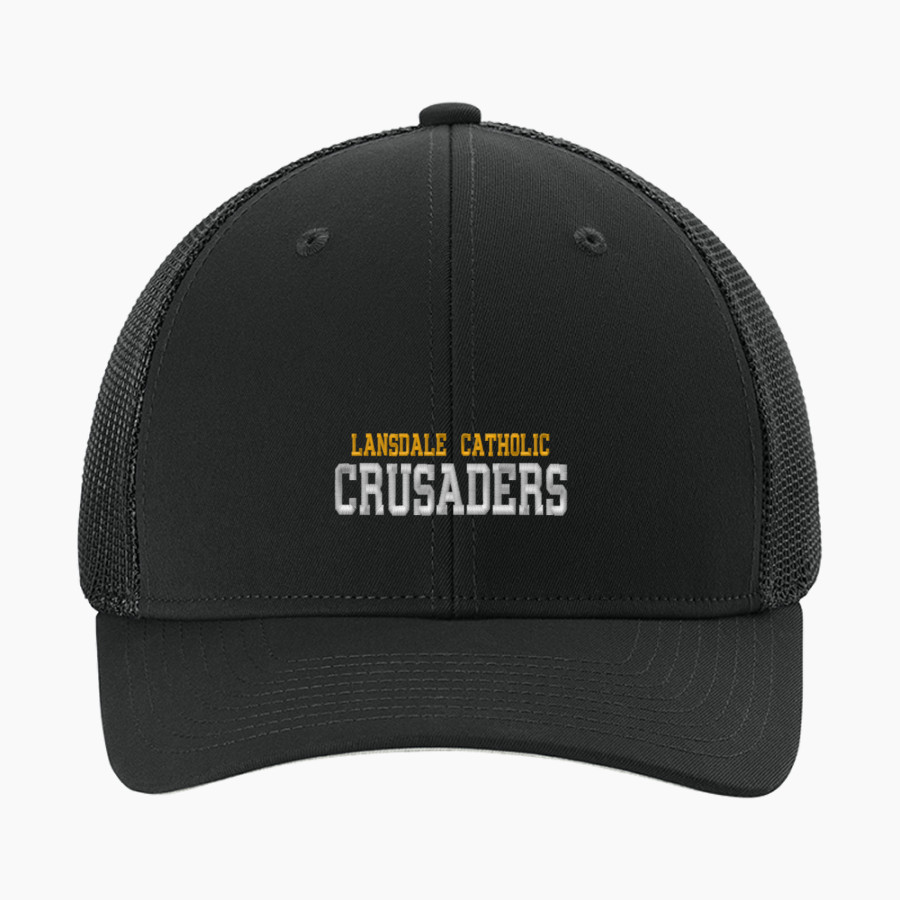 LANSDALE CATHOLIC HIGH SCHOOL Crusaders Online Store <span class="pdp-name-mascot">LANSDALE CRUSADERS</span> Sport-Tek Stretch-Tek Mesh Back Cap