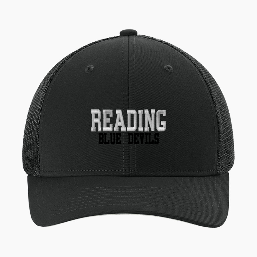 READING SENIOR HIGH SCHOOL BLUE DEVILS <span class="pdp-name-mascot">READING BLUE DEVILS</span> Sport-Tek Stretch-Tek Mesh Back Cap
