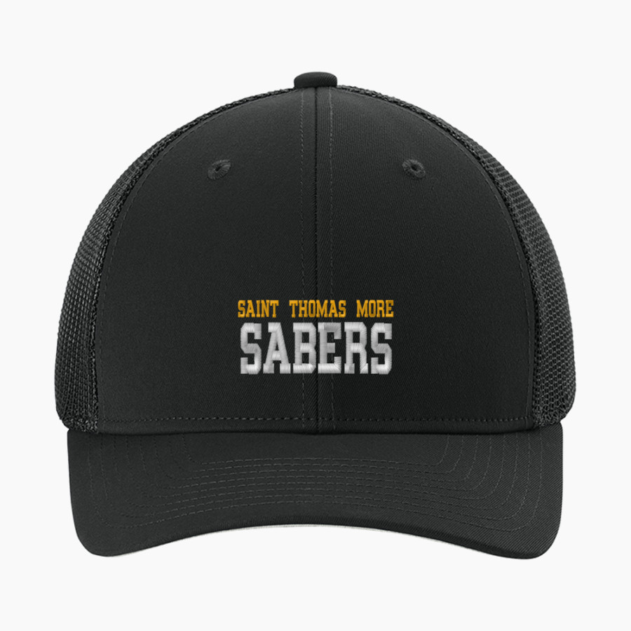 THE HIGH SCHOOL OF SAINT THOMAS MORE SABERS Sport-Tek Stretch-Tek Mesh Back Cap