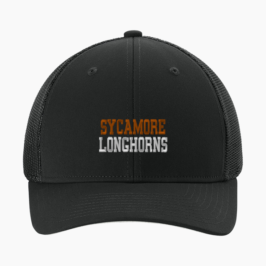 Sycamore Longhorns <span class="pdp-name-mascot">Sycamore Elementary School Longhorns</span> Sport-Tek Stretch-Tek Mesh Back Cap