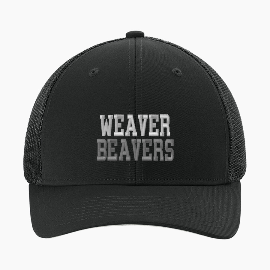 Weaver Beavers <span class="pdp-name-mascot">Weaver Beavers</span> Sport-Tek Stretch-Tek Mesh Back Cap