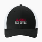 CLARENCE HIGH SCHOOL RED DEVILS <span class="pdp-name-mascot">CLARENCE RED DEVILS</span> Sport-Tek Stretch-Tek Mesh Back Cap Front Thumbnail