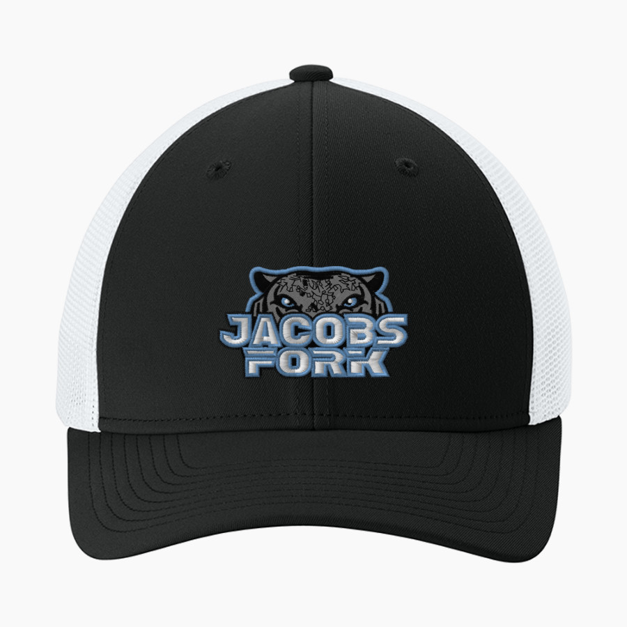 Jacobs Fork Jaguars <span class="pdp-name-mascot">Jacobs Fork Jaguars</span> Sport-Tek Stretch-Tek Mesh Back Cap