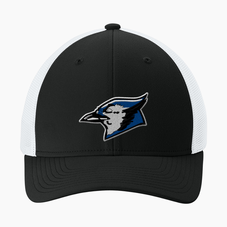 JEFFERSON HIGH SCHOOL BLUEJAYS <span class="pdp-name-mascot">JEFFERSON BLUEJAYS</span> Sport-Tek Stretch-Tek Mesh Back Cap