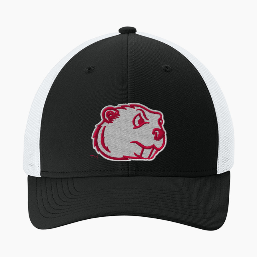 Minot State Beavers <span class="pdp-name-mascot">Minot State Beavers</span> Sport-Tek Stretch-Tek Mesh Back Cap
