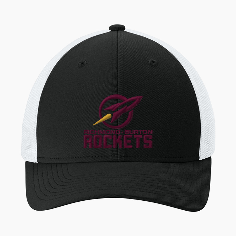 RICHMOND-BURTON HIGH SCHOOL ROCKETS Sport-Tek Stretch-Tek Mesh Back Cap