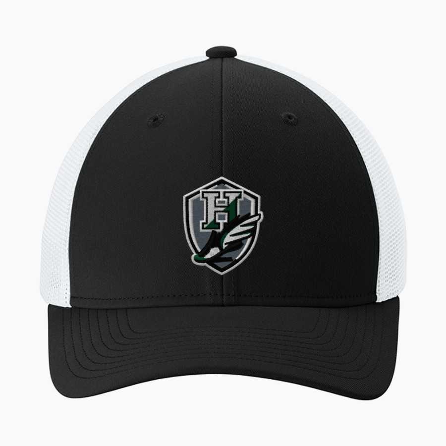 Hockaday School Online Store <span class="pdp-name-mascot">Hockaday</span> Sport-Tek Stretch-Tek Mesh Back Cap