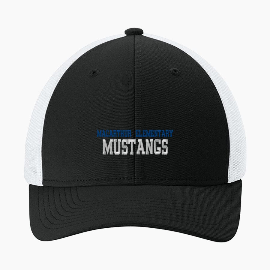 MacArthur Elementary Mustangs <span class="pdp-name-mascot">McArthur Elementary</span> Sport-Tek Stretch-Tek Mesh Back Cap