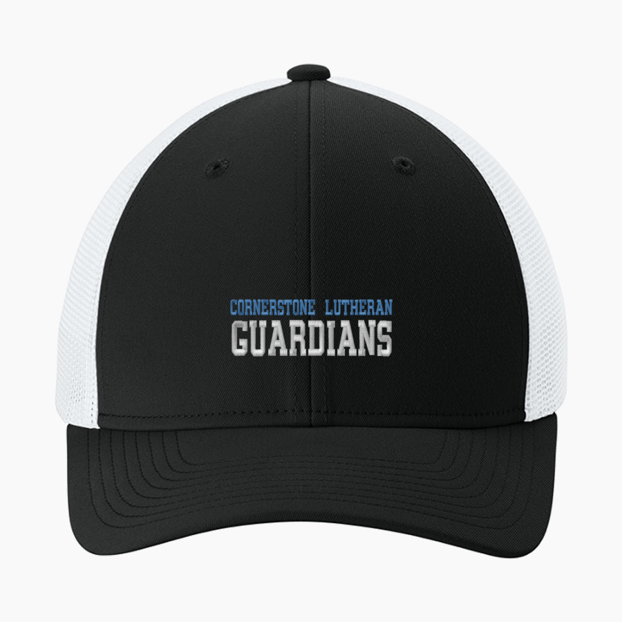 Cornerstone Lutheran Guardians <span class="pdp-name-mascot">Cornerstone Lutheran Guardians</span> Sport-Tek Stretch-Tek Mesh Back Cap
