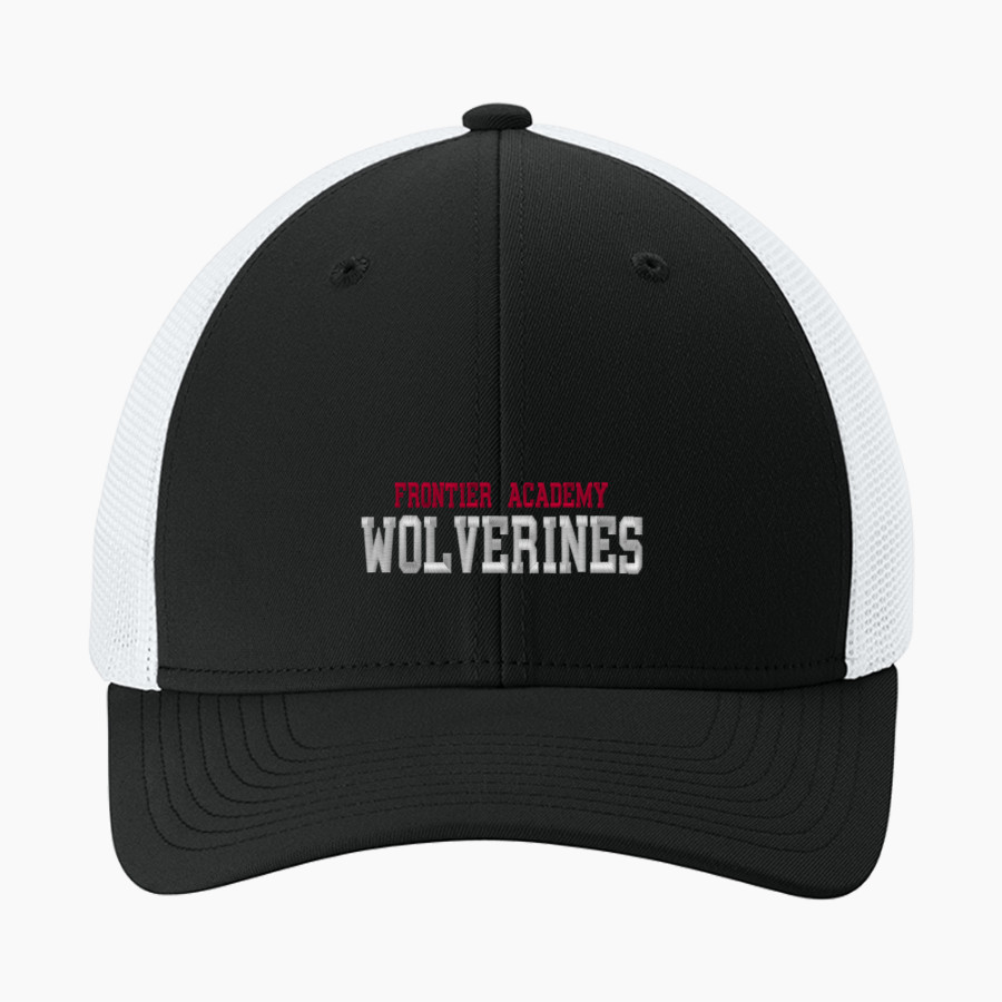 Frontier Academy Wolverines <span class="pdp-name-mascot">Frontier Academy Wolverines</span> Sport-Tek Stretch-Tek Mesh Back Cap