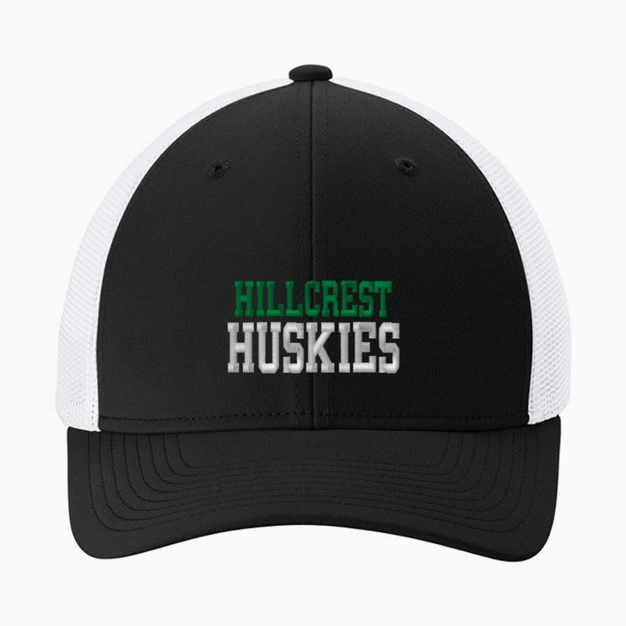 HILLCREST HIGH SCHOOL HUSKIES Sport-Tek Stretch-Tek Mesh Back Cap
