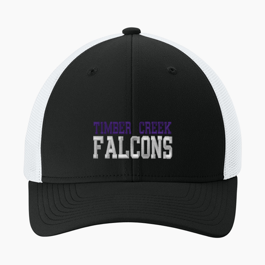 TIMBER CREEK HIGH SCHOOL FALCONS Sport-Tek Stretch-Tek Mesh Back Cap