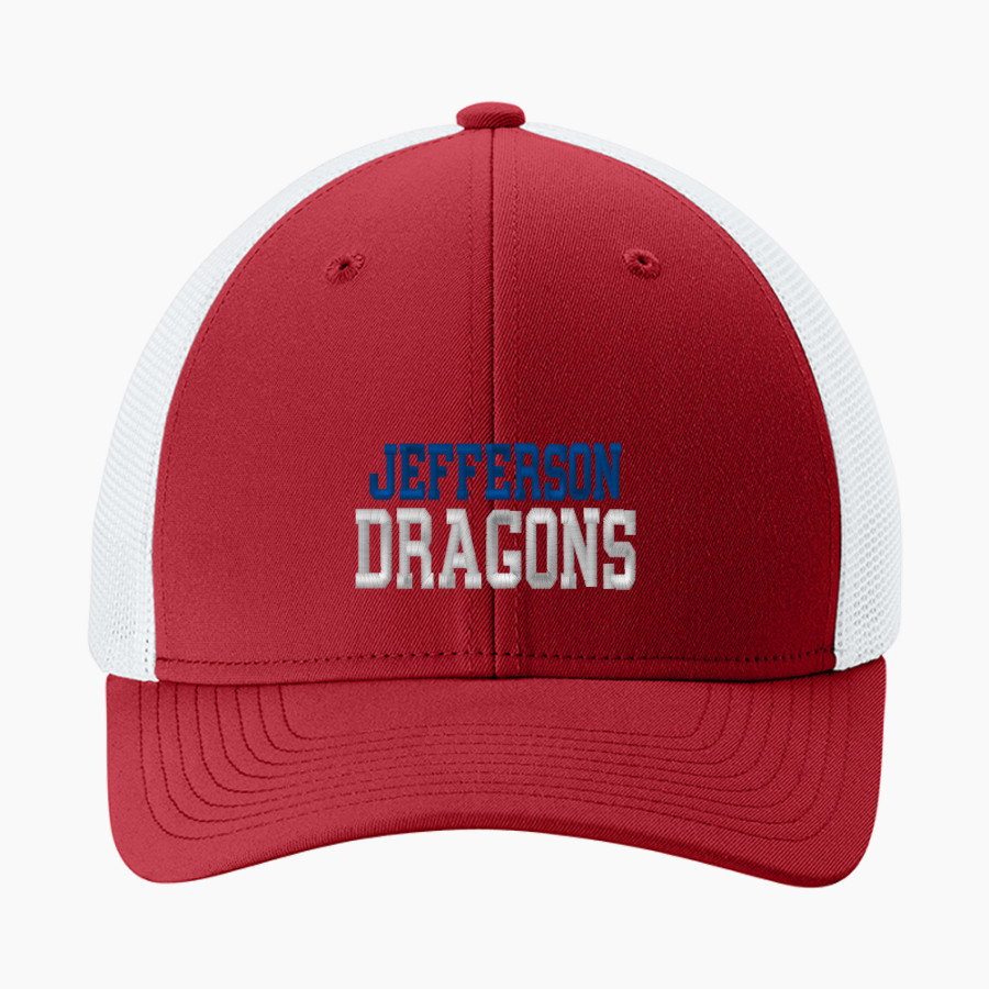 Jefferson Dragons Sport-Tek Stretch-Tek Mesh Back Cap
