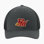 PURCELL MARIAN CAVALIERS official sideline store Sport-Tek Stretch-Tek Mesh Back Cap Front Thumbnail