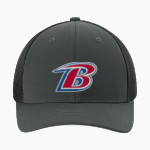Bondurant Braves Sport-Tek Stretch-Tek Mesh Back Cap Front Thumbnail