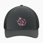 LOCKHART HIGH SCHOOL LIONS Sport-Tek Stretch-Tek Mesh Back Cap Front Thumbnail