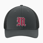 M.A.D Mavericks OFFICIAL ONLINE STORE <span class="pdp-name-mascot">Crieve Hall Youth Athletic Association Mad Mavericks</span> Sport-Tek Stretch-Tek Mesh Back Cap Front Thumbnail