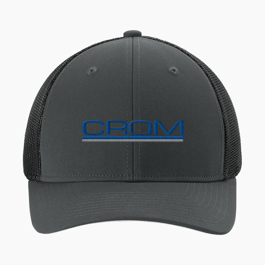 CROM 0 <span class="pdp-name-mascot">CROM Corp</span> Sport-Tek Stretch-Tek Mesh Back Cap
