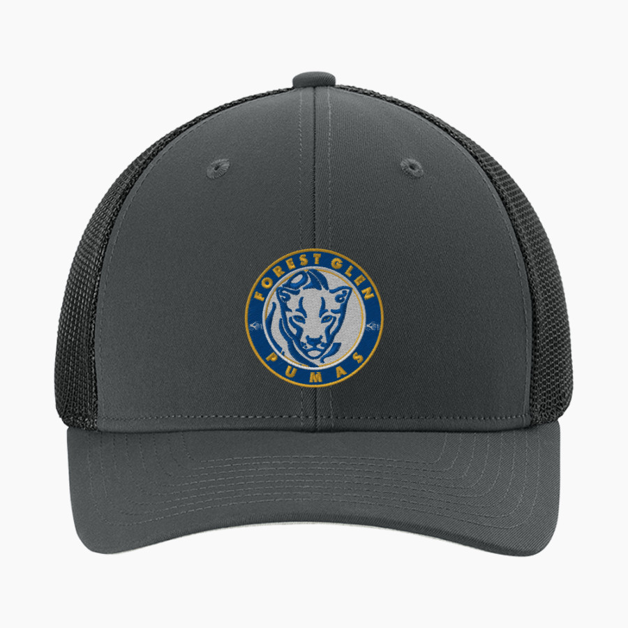 Forest Glen Pumas <span class="pdp-name-mascot">Forest Glen Elementary School Pumas</span> Sport-Tek Stretch-Tek Mesh Back Cap