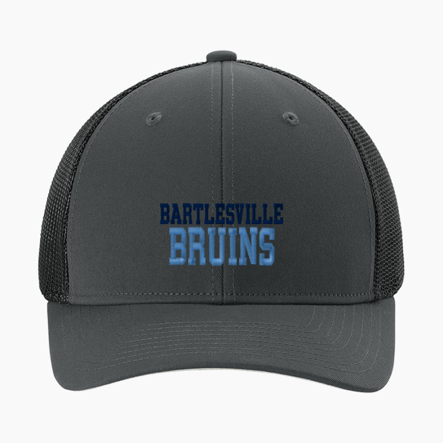 BARTLESVILLE HIGH SCHOOL BRUINS <span class="pdp-name-mascot">BARTLESVILLE BRUINS</span> Sport-Tek Stretch-Tek Mesh Back Cap