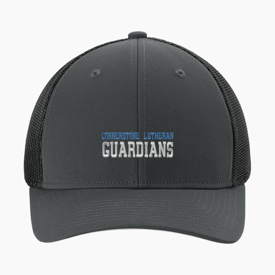 Cornerstone Lutheran Guardians <span class="pdp-name-mascot">Cornerstone Lutheran Guardians</span> Sport-Tek Stretch-Tek Mesh Back Cap
