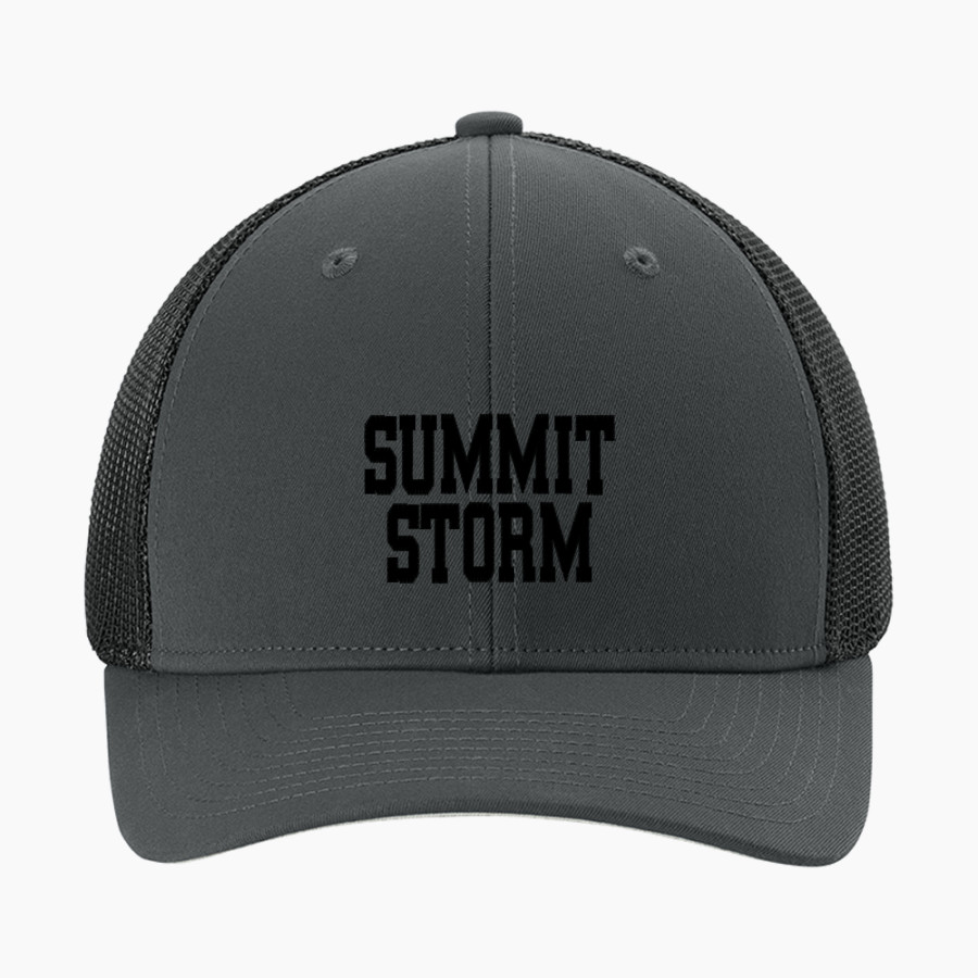 Summit High School Storm Sport-Tek Stretch-Tek Mesh Back Cap