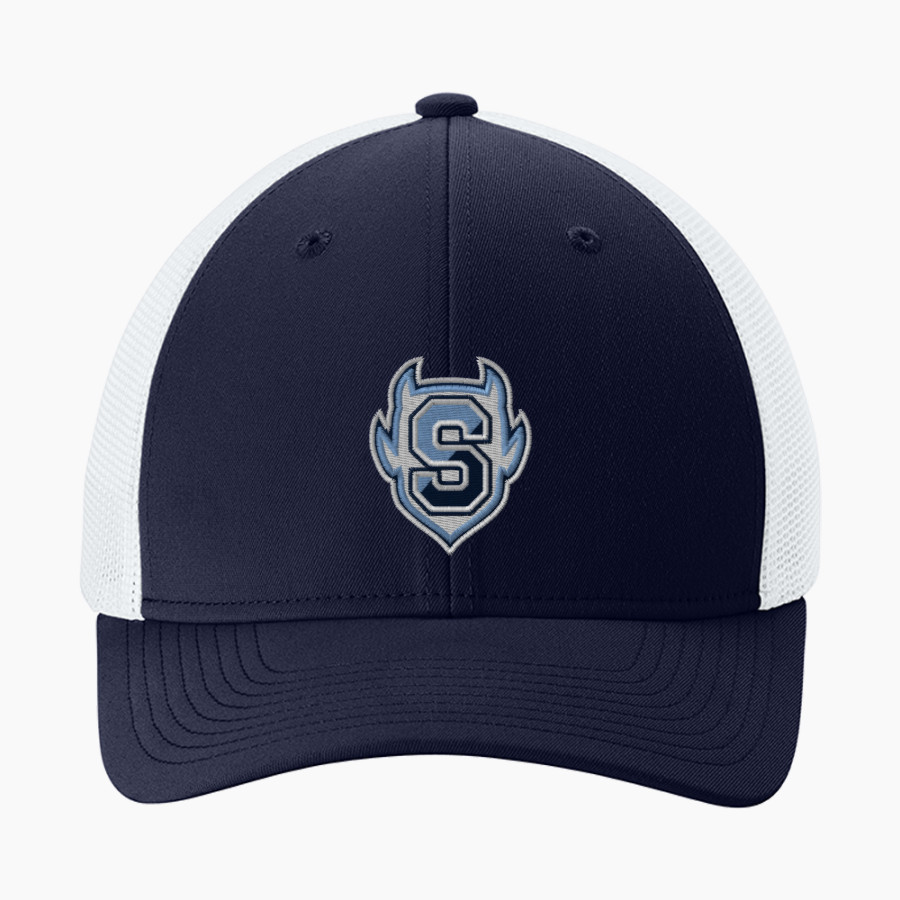 Springbrook Blue Devils <span class="pdp-name-mascot">Springbrook Blue Devils</span> Sport-Tek Stretch-Tek Mesh Back Cap