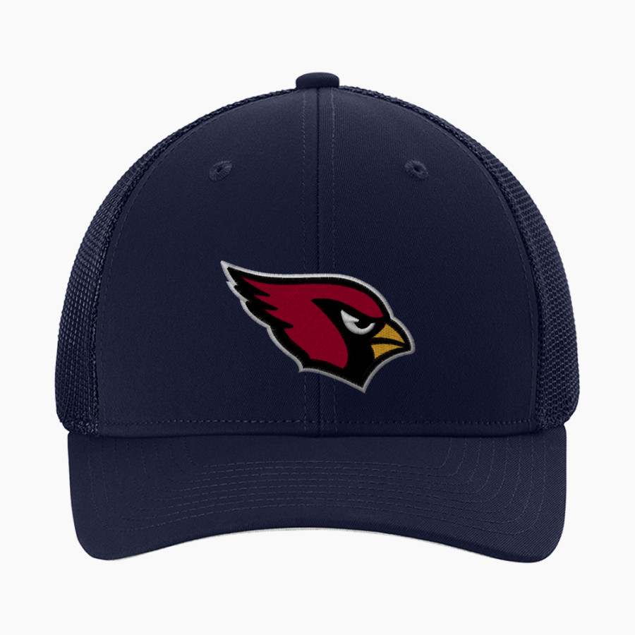 PLAINFIELD HIGH SCHOOL CARDINALS Sport-Tek Stretch-Tek Mesh Back Cap