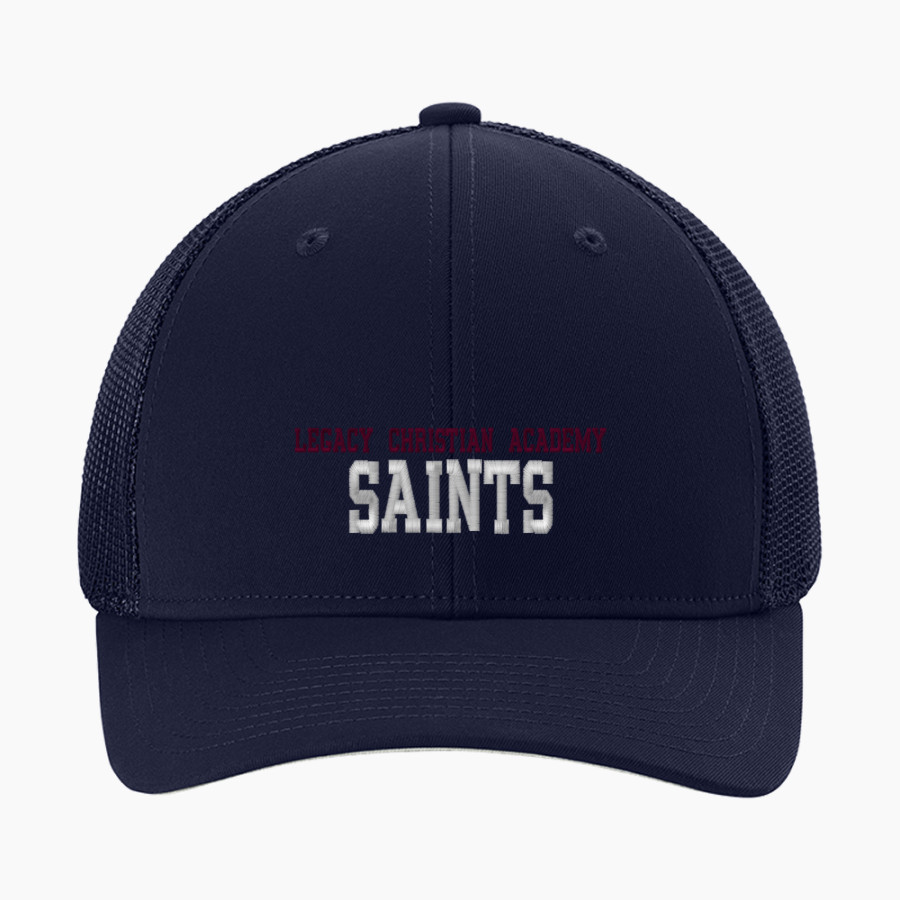 Legacy Christian Academy Saints Sport-Tek Stretch-Tek Mesh Back Cap