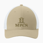 Manassas Park Cougars Sport-Tek Stretch-Tek Mesh Back Cap Front Thumbnail
