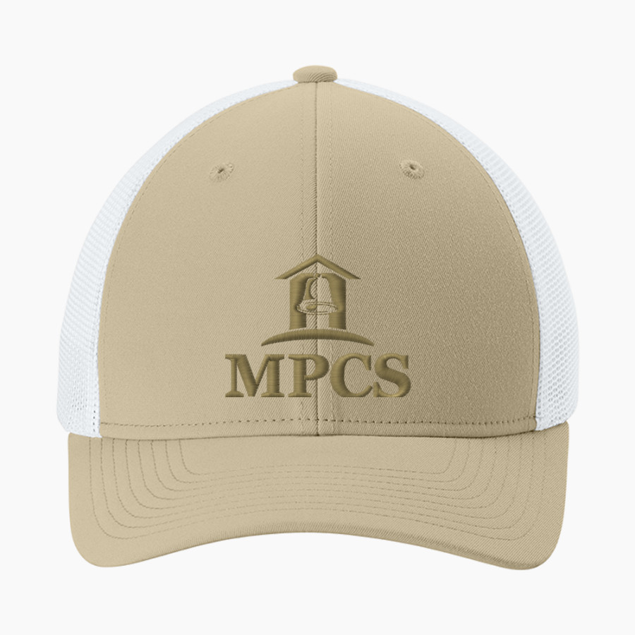 Manassas Park Cougars Sport-Tek Stretch-Tek Mesh Back Cap