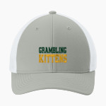 Grambling Kittens Sport-Tek Stretch-Tek Mesh Back Cap Front Thumbnail