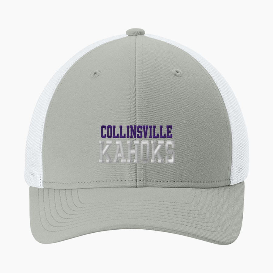 Collinsville Kahoks <span class="pdp-name-mascot">Collinsville Kahoks</span> Sport-Tek Stretch-Tek Mesh Back Cap