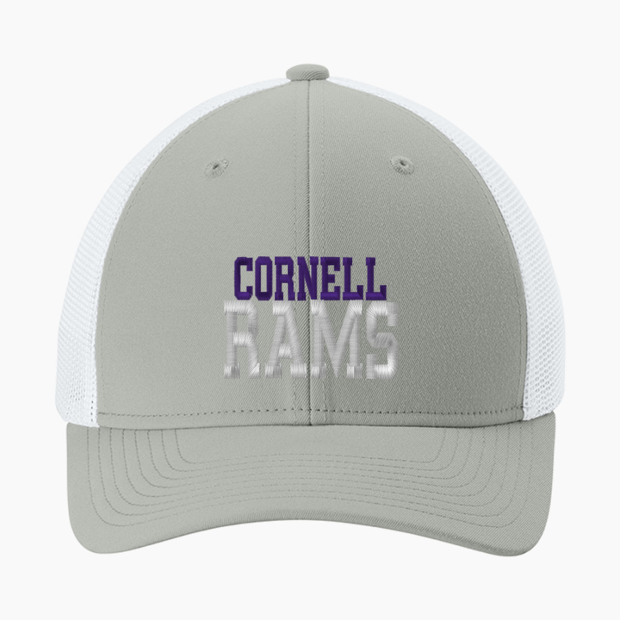 Cornell Rams Sport-Tek Stretch-Tek Mesh Back Cap