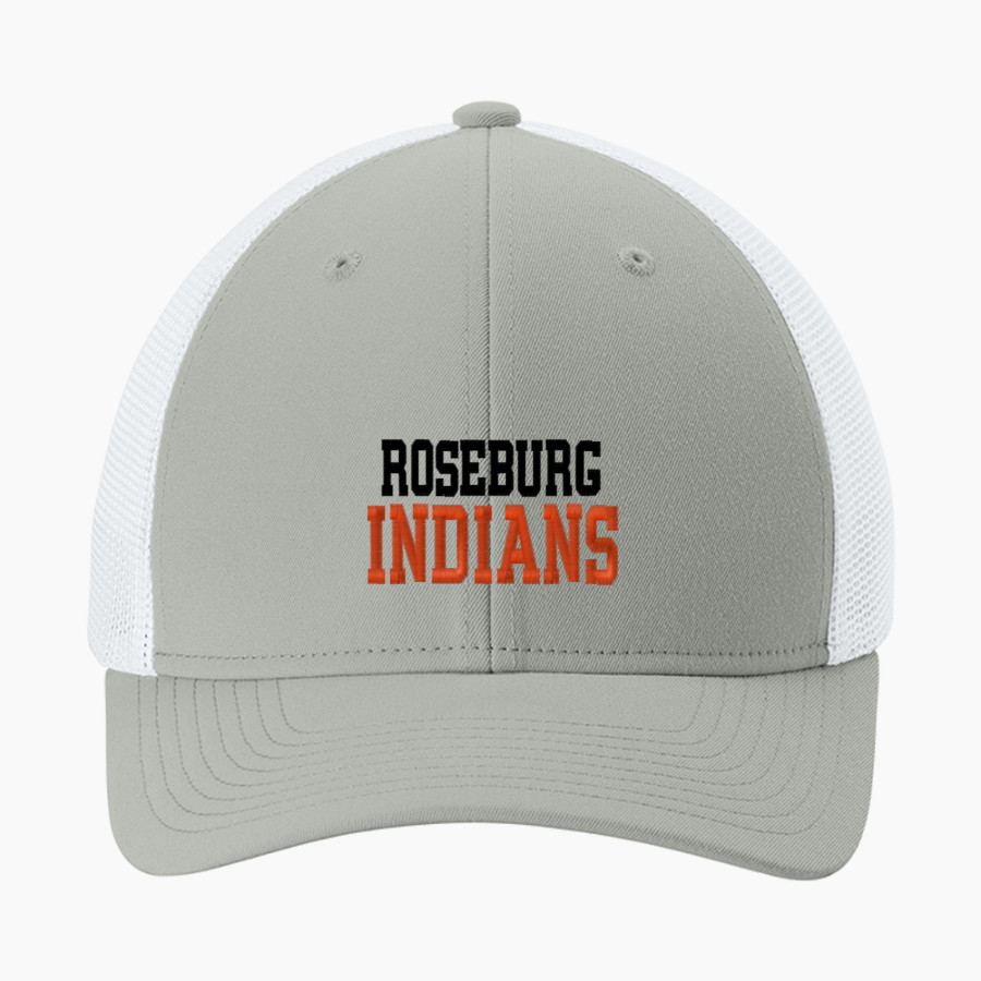 Roseburg Indians Sport-Tek Stretch-Tek Mesh Back Cap