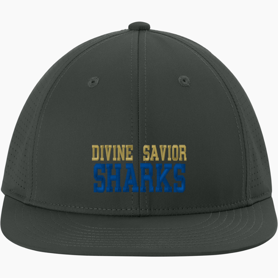 Divine Savior Academy Sharks <span class="pdp-name-mascot">Divine Savior Sharks</span> Sport-Tek Pro-Cut Stretch-Tek Cap